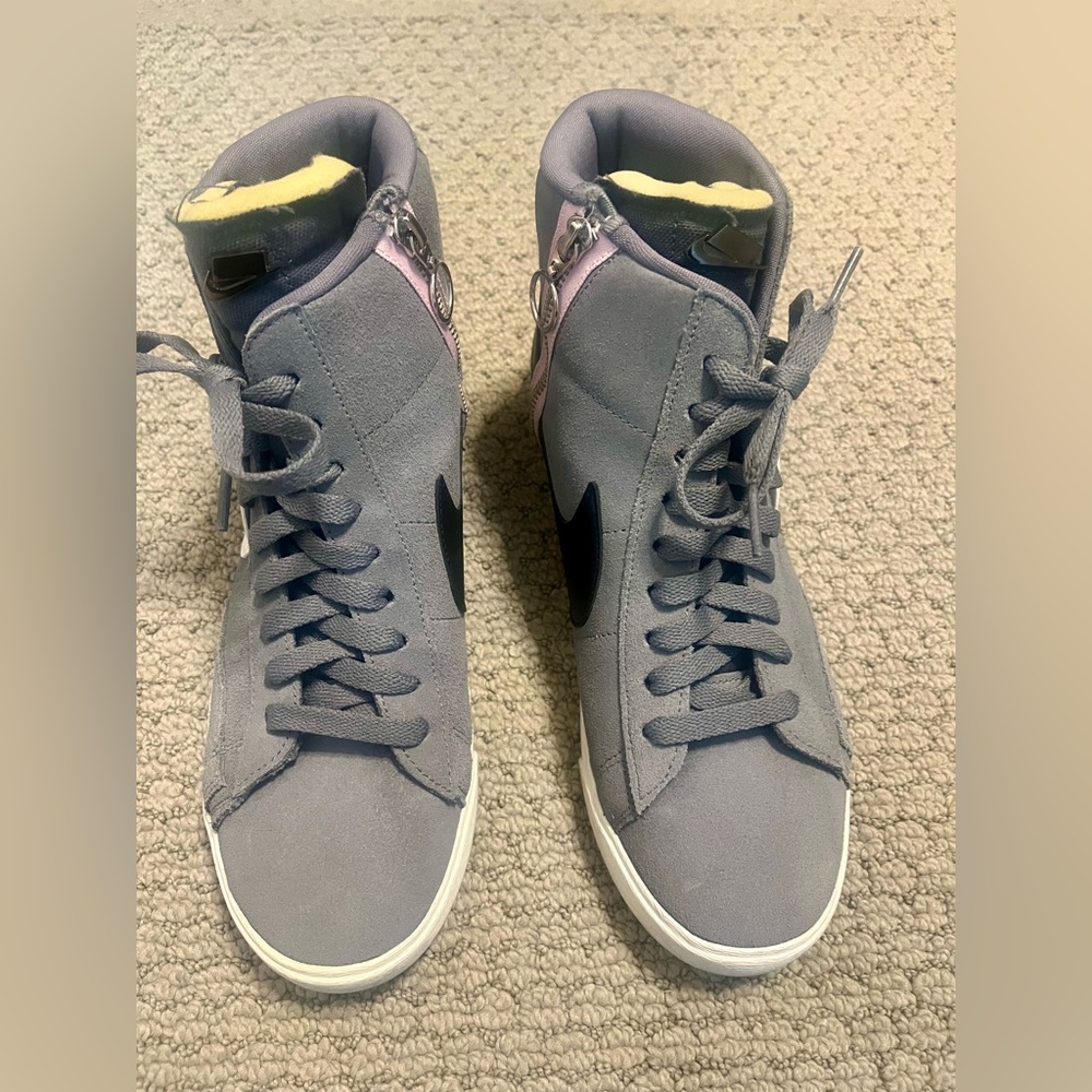 Nike Blazer Mid Rebel Women's Shoes Cool Grey - Picture 5 of 7